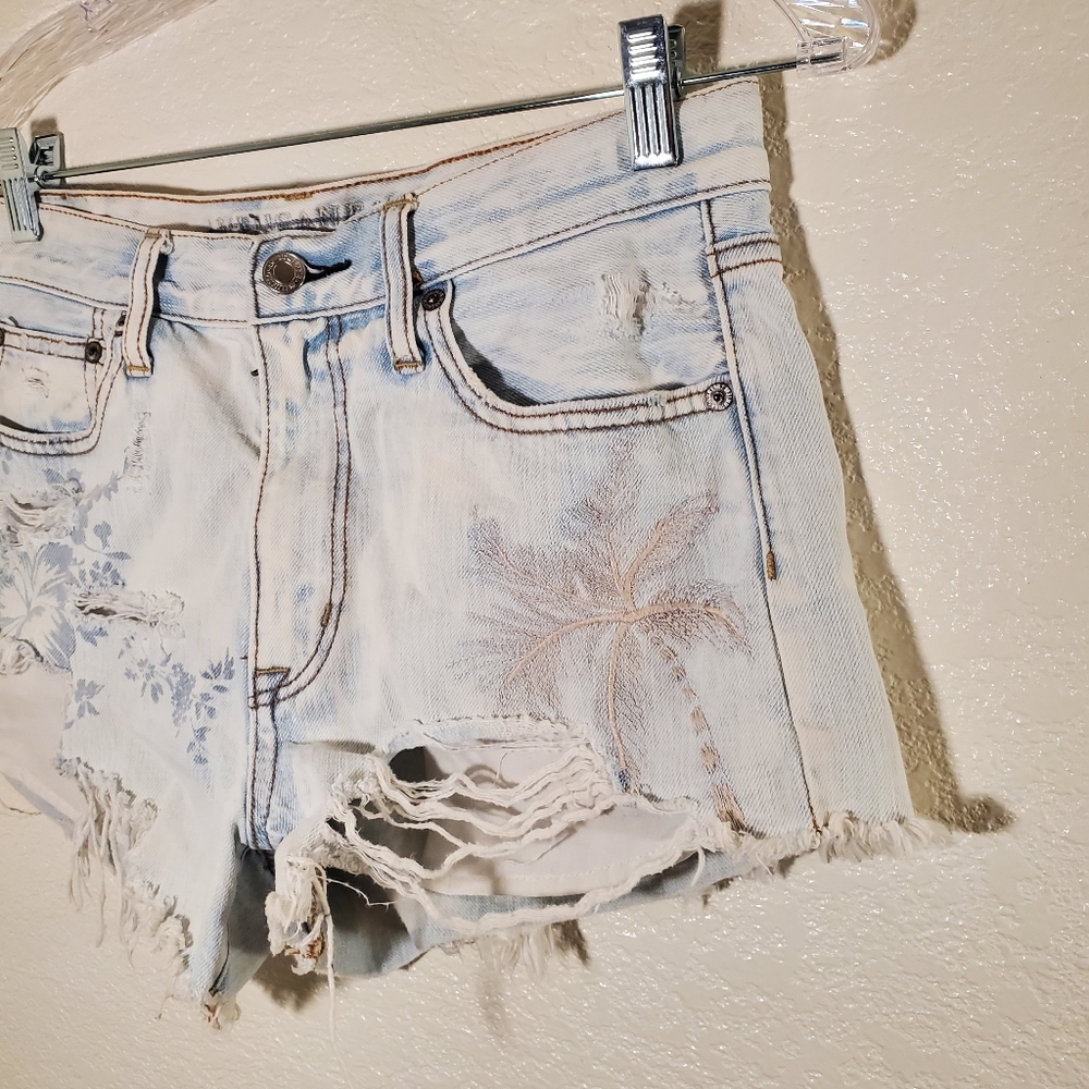 UniqueAmerican Eagle vintage high rise jean short - Picture 13 of 13